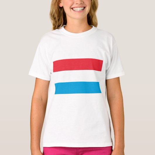 ルクセンブルク国旗 Tシャツ (正面)