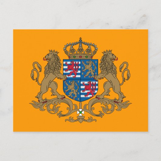 ルクセンブルク大公,ルクセンブルク国旗 ポストカード (正面)