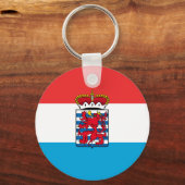 ルクセンブルク州，ベルギー国旗 キーホルダー (正面)