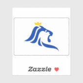 ルクセンブルク市国旗 シール (シート)