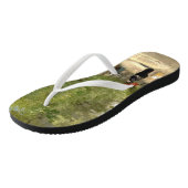 ルクセンブルク庭園のテラス(1886年)ヴァンゴッホアート ビーチサンダル (アングル)