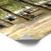 ルクセンブルク庭園のテラス（1886年）ヴァンゴッホアート ポスター (角)