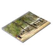 ルクセンブルク庭園のテラス(1886)ヴァンゴッホアート ノートブック (左側)