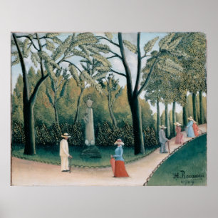ルクセンブルク庭園。ショパンの記念碑 ポスター