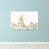 ルクセンブルク キャンバスプリント (インサイチュ (ウッドフロア))