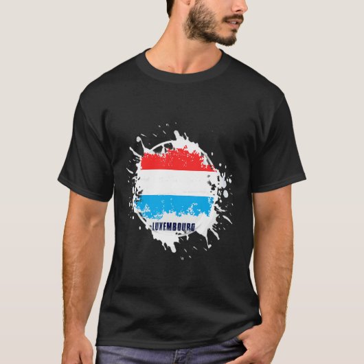 ルクセンブルク スプラッシュ Tシャツ (正面)
