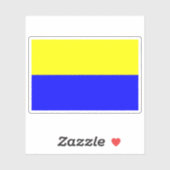 ルクセンブルク・ディキルヒ国旗 シール (シート)