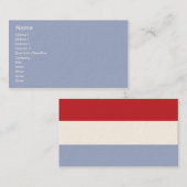 ルクセンブルク-ビジネス 名刺 (正面/裏面)