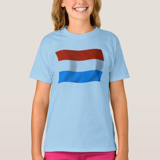 ルクセンブルク フラグシャツ Tシャツ (正面)