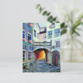 ルクセンブルク – ボヘミアンイラストレーション絵を描ズ ポストカード (スタンド正面)