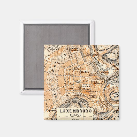 ルクセンブルク マグネット (正面/裏面)