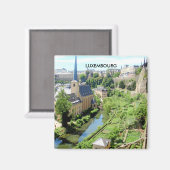 ルクセンブルク マグネット (正面/裏面)