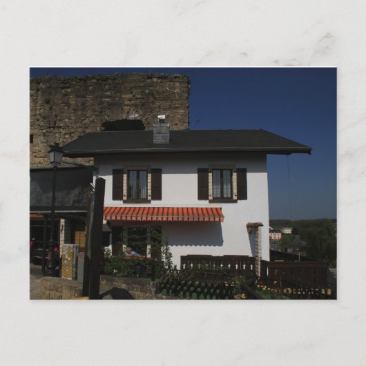 ルクセンブルク、ルクセンブルクの伝統的な家 ポストカード (正面)