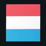 ルクセンブルク – ルジェゼブエルルクセンブルク ノートパッド<br><div class="desc">ルクセンブルガーフラッグジュラエゼブエルフェンデル</div>