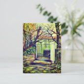 ルクセンブルク – ヴィンテージボヘ絵画ミアン ポストカード (スタンド正面)