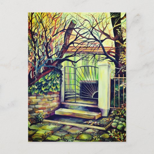 ルクセンブルク - ヴィンテージ ボヘミアンの絵 ポストカード (正面)