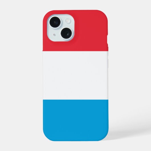 ルクセンブルク iPhone 15ケース (裏面)