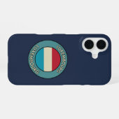 ルクセンブルク iPhone 16ケース (裏面横)