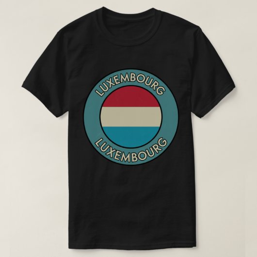 ルクセンブルク Tシャツ (デザイン正面)