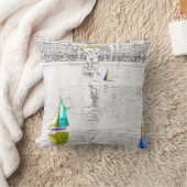 ルクセンブルグガーデンプール – パリ クッション (ブランケット)