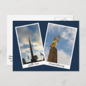 ルクセンブルグゴールデンレディ ポストカード (正面/裏面)