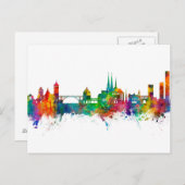 ルクセンブルグシティスカイライン ポストカード (正面/裏面)