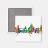 ルクセンブルグシティスカイライン マグネット (正面/裏面)