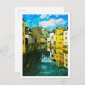 ルクセンブルグビューティ絵を描油風景 ポストカード (正面/裏面)