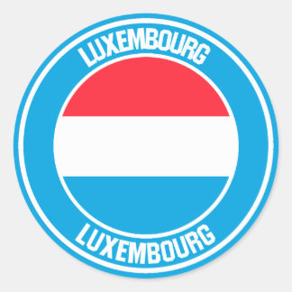 ルクセンブルグラウンドエンブレム ラウンドシール