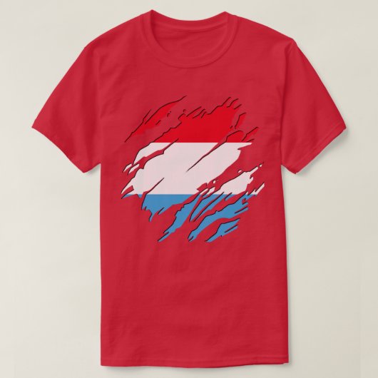 ルクセンブルグ常時 Tシャツ (デザイン正面)