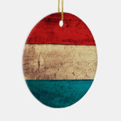 ルクセンブ素朴ール国旗 セラミックオーナメント (右)