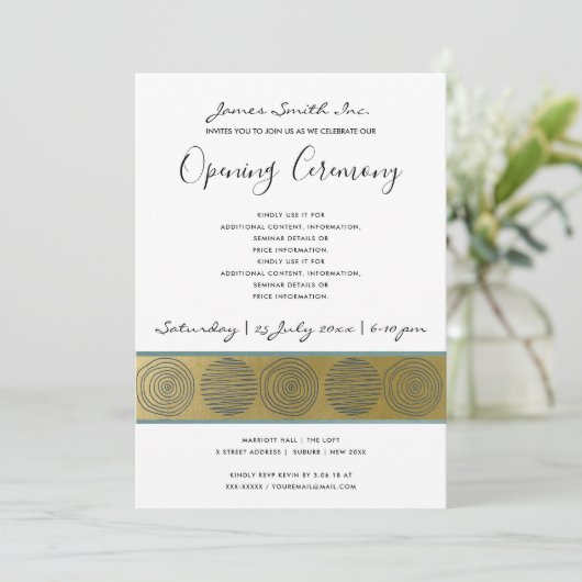 ルクセ海軍フェイク金ゴールドサークル開幕式 招待状 (スタンド正面)