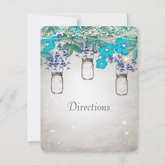 ルクセ素朴メイスンジャール海軍ターコイズ 招待状 (正面)