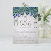 ルクセ素朴メイソンジャール海軍ターコイズ孔雀 エンクロージャーカード (スタンド正面)