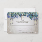 ルクセ素朴メイソンジャール海軍ターコイズ孔雀 出欠カード (正面)