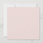 ルクセ赤面ピンクローズ金ゴールドフローラディナーパーティー 招待状 (裏面)