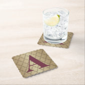 ルクセ金ゴールドAモノグラムコースターセット ペーパーコースター (インサイチュ)