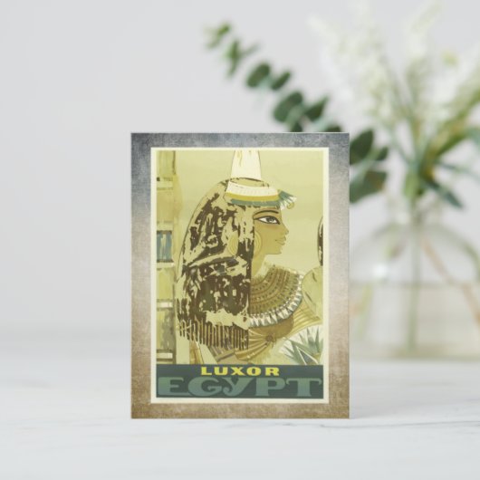 ルクソールエジプトヴィンテージ旅行 ポストカード (スタンド正面)