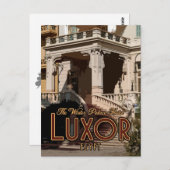 ルクソール冬の宮殿はがき ポストカード (正面/裏面)