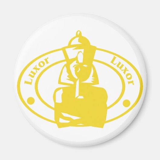 ルクソール切手 マグネット (正面)