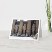 ルクソール寺院のラメス2世の中庭 カード (正面)