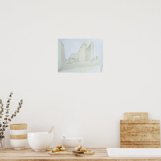 ルクソール寺院 ポスター (キッチン)