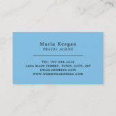 ルクソール寺,エジプト,旅行代理店の名刺 名刺 (裏面)