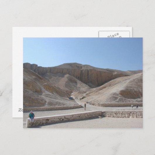 ルクソール・エジプトの王のはがき谷 ポストカード (正面/裏面)