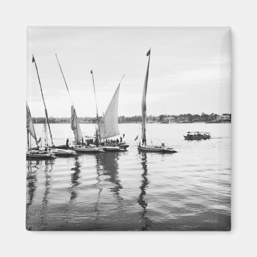 ルクソール・エジプト、フェルカス・オン・ザ・ニル マグネット (正面)