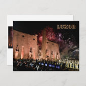 ルクソール・カルナック・テンプル古代エジプトの歴史を巡る ポストカード (正面/裏面)