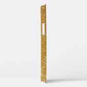 ルクパーソナライズされたセフェイク金ゴールドグリッターiPhone 12ケース Case-Mate iPhoneケース (裏面 / 右)