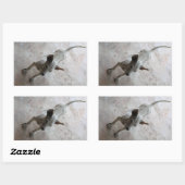 ルクマア…タイソイパピードッグ 長方形シール (シート)