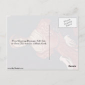 ルクレツィアパンシアティチポートレートバイアンジェロブロンツィノ ポストカード (裏面)