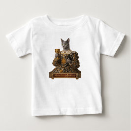 ルクレツィア・デ・メディチ ロシアンブルー 猫 ベビーTシャツ
